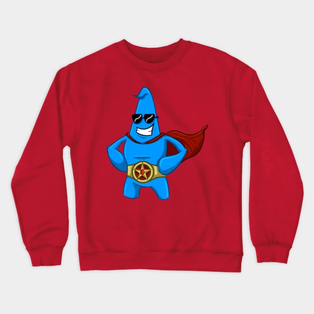 Super Star Crewneck Sweatshirt by Spikybot